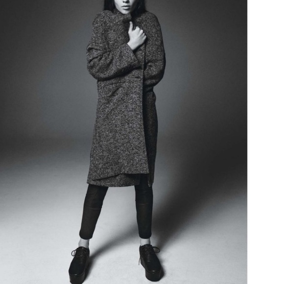 ATM Anthony Thomas Melillo Cocoon Kimono Overcoat - Picture 2 of 5